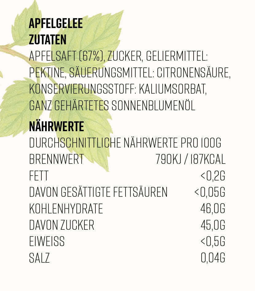 Apfel-Liebe 220g