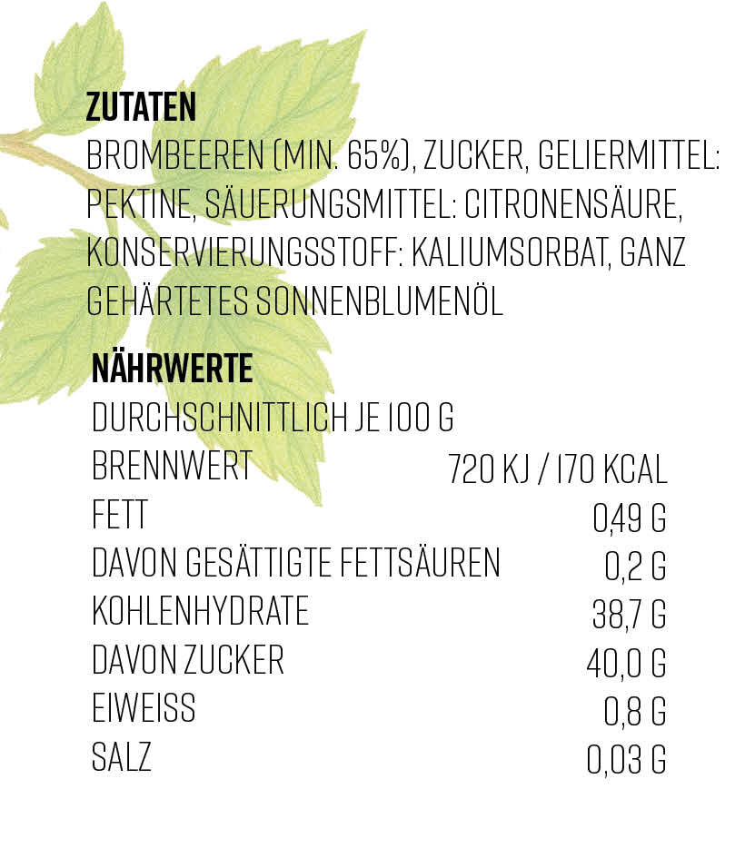 Brombeer-Glück 120g
