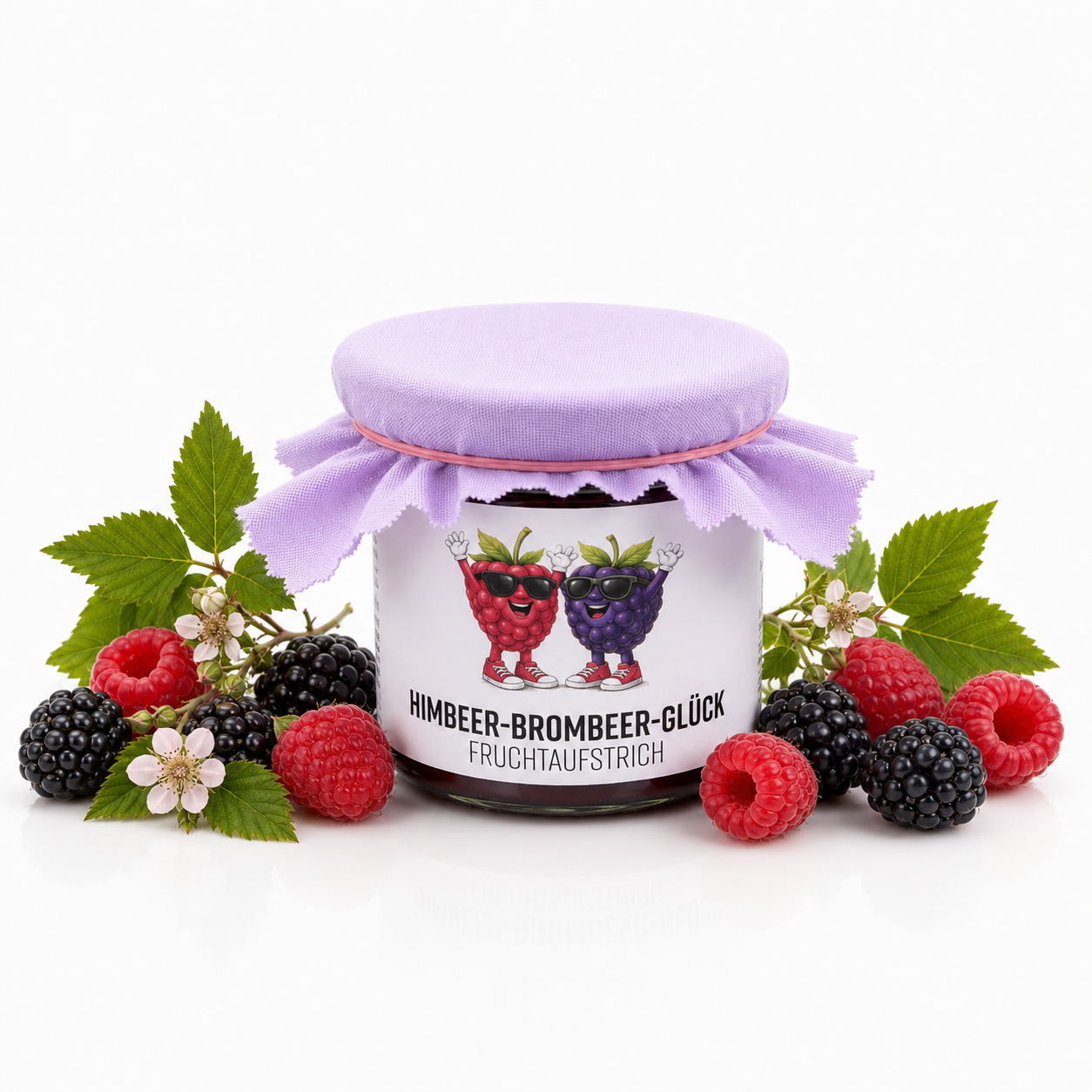 Himbeer-Brombeer-Glück – Fruchtaufstrich (120 g)