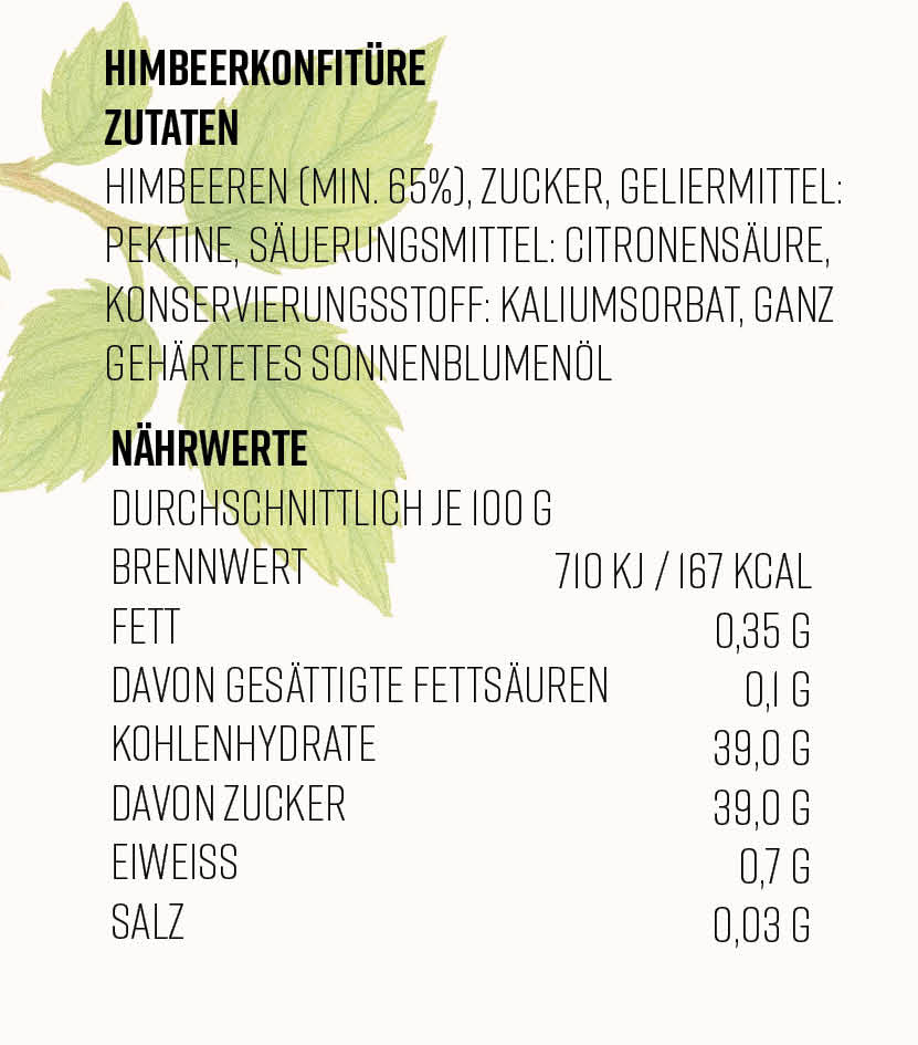 Himbeer-Glück 750g