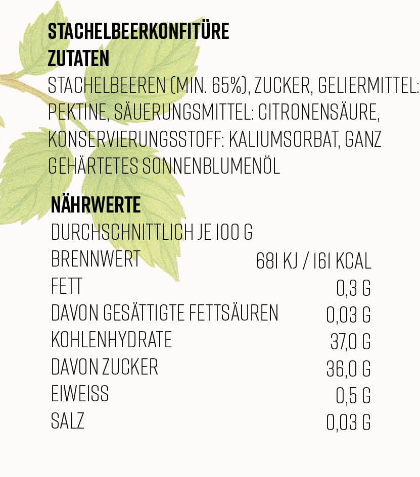 Stachelbeer-Glück 120g